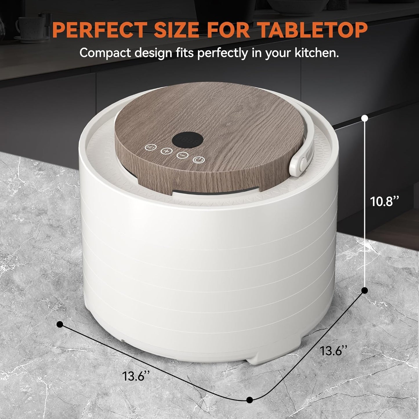 Food Dehydrator for Jerky, 5 BPA-Free Trays Dehyrator Machine for Meat, Fruits, Beef Jerky, Mushroom, with a Convergence Drying Flow System, 500W, Recipes Cookbook included, Freeze Dryer